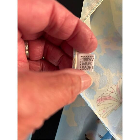 Pastel Butterfly Scarf NWOT - Picture 5 of 5